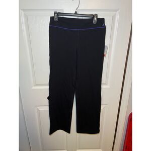 Joe Fresh Womens Black Capri Leggings Medium Athletic Stretch Yoga Pants